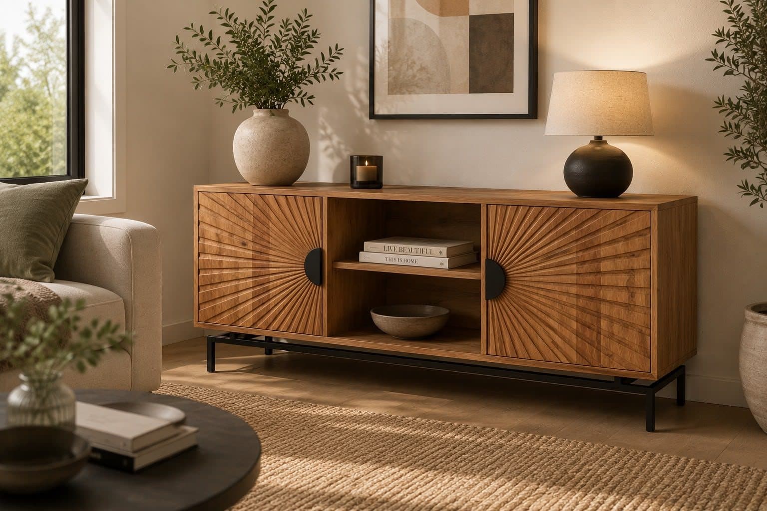 Sunburst Media Console